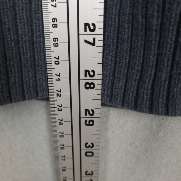 Columbia Mens Sweater Long Sleeve Crew Neck Ribbed Pullover XL Gray Fisherman - Picture 7 of 9